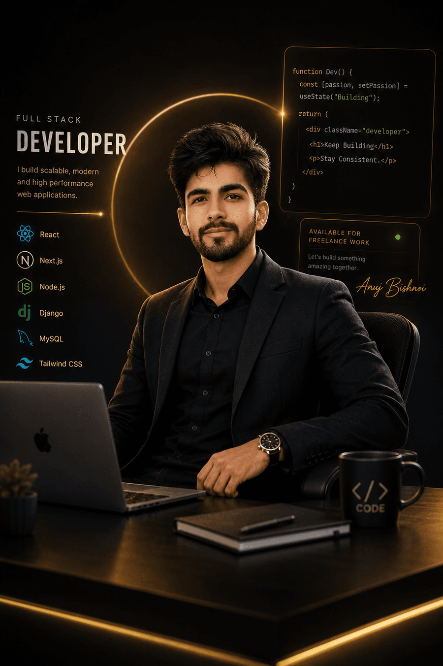 Anuj Bishnoi — Full Stack Developer